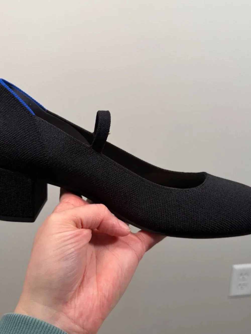 Rothy's Mary Jane Heels Size 10.5 Black Work Office Career Business Sustainable - Picture 10 of 15
